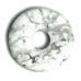 Magnezit / Howlit bílý Donut přírodní kámen 30 mm, očistný kámen