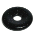 Goldstone modrý Avanturín Donut 30 mm, kámen ambicí
