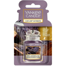Yankee Candle Dried Lavender & Oak - Sušená levandule a dub gelová vonná visačka do auta 24 g