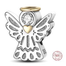 Sterlingové stříbro 925 Anděl, korálek na náramek symbol