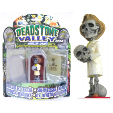 EP Line Deadstone Valley Zombie sběratelská figurka, učitelka chemie Hannah Batiste s vlastní rakví a náhrobkem