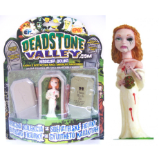 EP Line Deadstone Valley Zombie sběratelská figurka,nevěsta Sally s vlastní rakví a náhrobkem