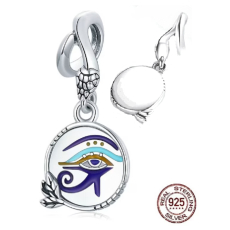 Sterlingové stříbro Egypt - Hornovo oko, přívěsek na náramek symbol