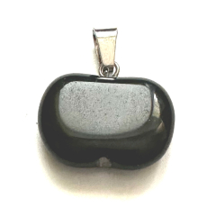 Obsidian Jablko poznání přívěsek přírodní kámen 1,5 cm