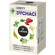 Leros Cesty dýchací bylinný čaj pro zdraví dýchacích cest a podporu obranyschopnosti 20 x 1,5 g