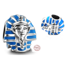 Charm Sterlingové stříbro 925 Egypt Faraon, korálek na náramek cestování