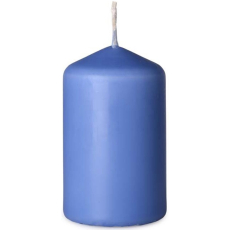 Bolsius modrá svíčka válec 50 x 80 mm