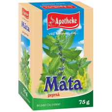 Apotheke Máta peprná - list bylinný čaj sypaný na podporu zažívání 75 g