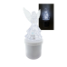 Svíčka LED svítící anděl - bílý blikající plamen 15,5 cm