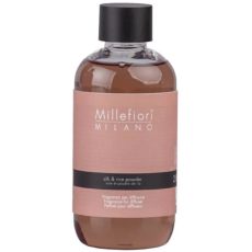 Millefiori Milano Natural Silk & Rice Powder - Hedvábí & rýžový prášek Náplň difuzéru pro vonná stébla 250 ml