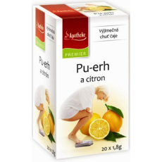 Apotheke Natur Pu-erh a citron čaj napomáhá v boji s nadváhou 20 x 1,8 g