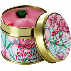 Bomb Cosmetics Růže - Rose blush Vonná přírodní, ručně vyrobena svíčka v plechové dóze hoří až 35 hodin