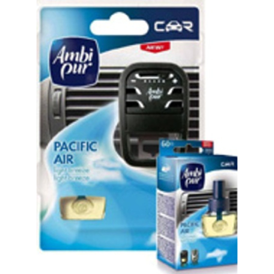 Ambi Pur Car Pacific Air Svěží vánek kompletní strojek 7 ml