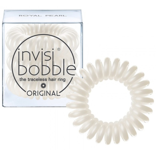 Invisibobble Original Royal Pearl Gumička do vlasů perleťová spirálová 3 kusy