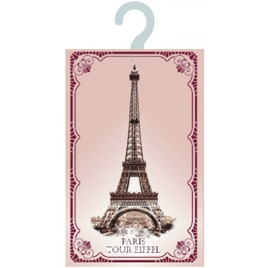 Le Blanc Růže Paris Tour Eiffel Vonný sáček ramínko 17,5 x 11 cm 8 g