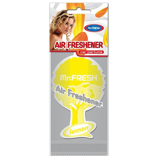 Mister Fresh Car Parfume Lemon osvěžovač vzduchu závěsný 1 kus