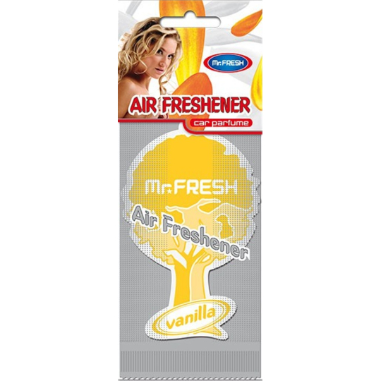 Mister Fresh Car Parfume Vanilla osvěžovač vzduchu závěsný 1 kus