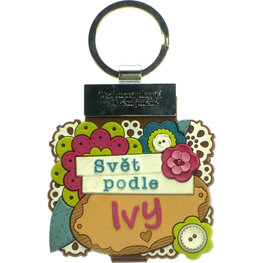 Albi Knížka se jménem na klíče Svět podle Ivy 6 x 9,5 cm