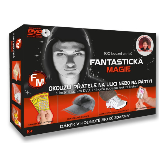 EP Line Fantastická magie kouzelnická sada s instruktážním CD, doporučený věk 8+