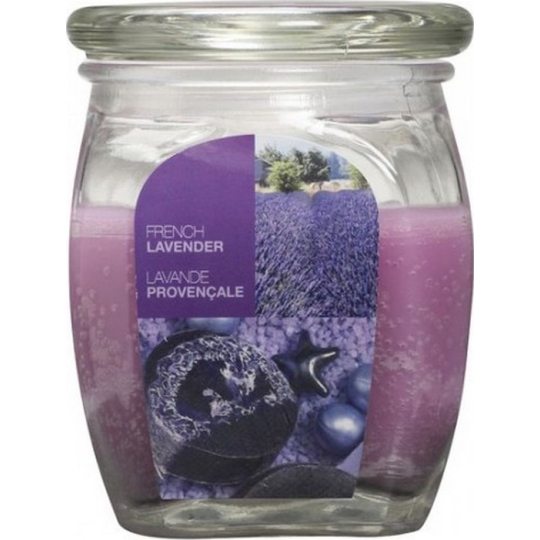 Bolsius Aromatic French Lavender - Francouzská Levandule vonná svíčka ve skle 92 x 120 mm 830 g, doba hoření 100 hodin
