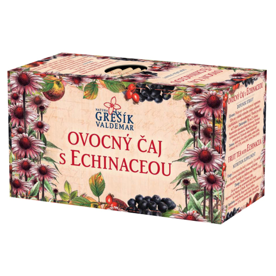 Grešík Ovocný čaj s echinaceou podporuje obranyschopnost 20 x 1,5 g
