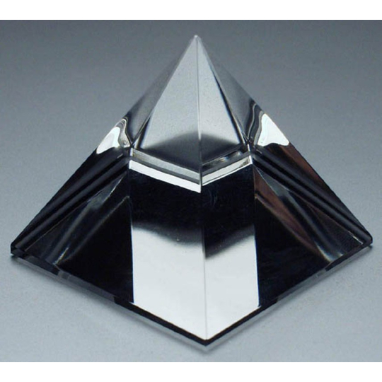 Skleněná pyramida křišťál 50 mm