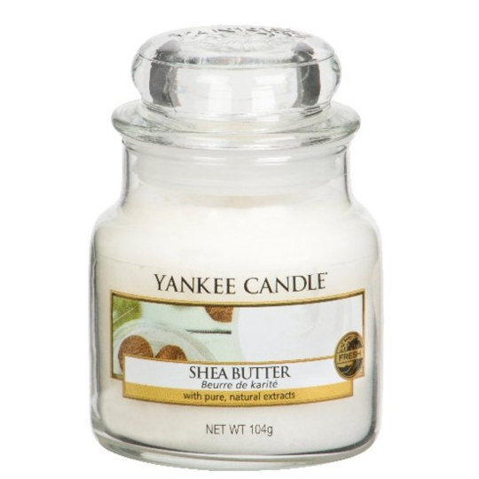 Yankee Candle Shea Butter - Bambucké máslo vonná svíčka Classic malá sklo 104 g