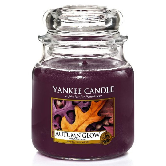 Yankee Candle Autumn Glow - Zářivý podzim vonná svíčka Classic střední sklo 411 g