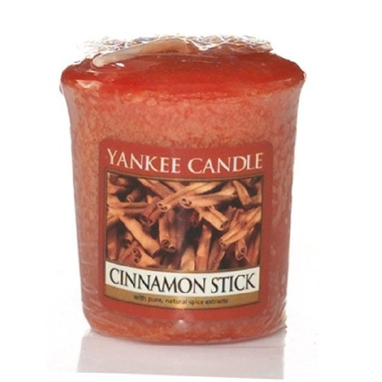 Yankee Candle Cinnamon Stick - Skořicová tyčinka vonná svíčka votivní 49 g