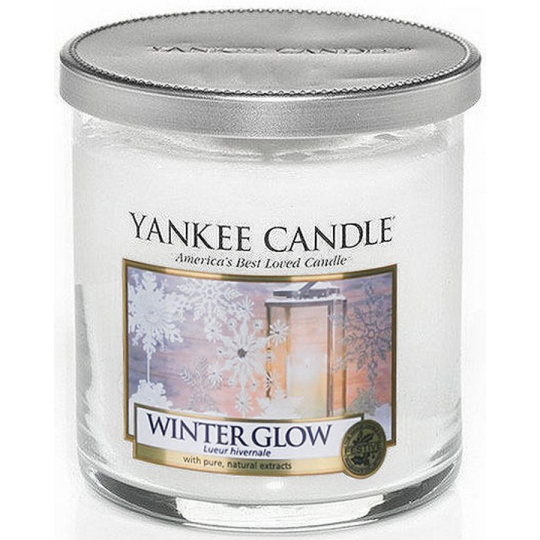 Yankee Candle Winter Glow - Zimní záře vonná svíčka Décor malý 198 g
