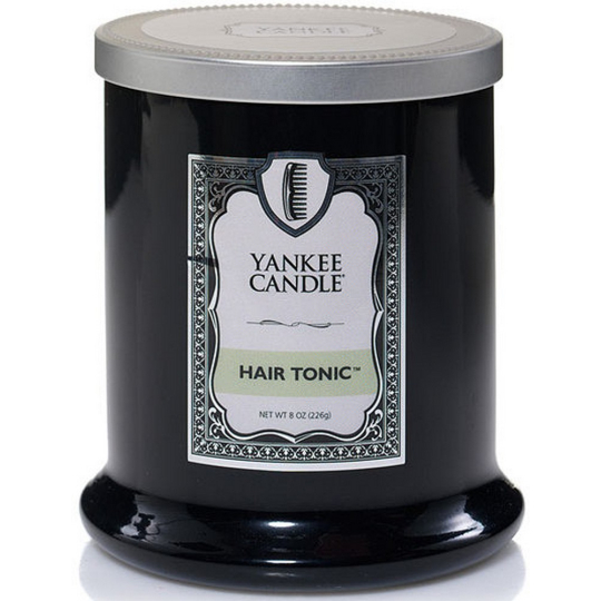 Yankee Candle Barbershop Hair Tonic - Vlasové tonikum vonná svíčka 226 g