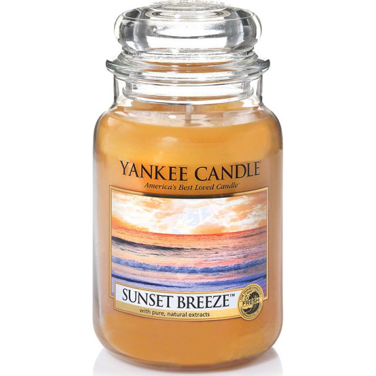 Yankee Candle Sunset Breeze - Vánek při západu slunce vonná svíčka Classic velká sklo 623 g