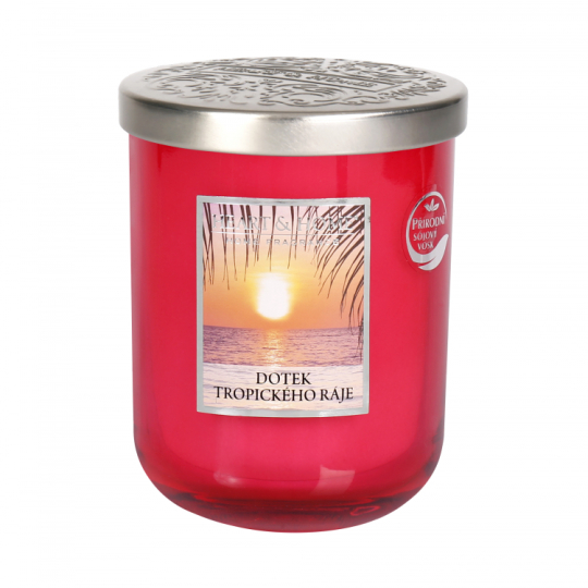 Heart & Home Dotek tropického ráje Sojová vonná svíčka velká hoří až 70 hodin 310 g