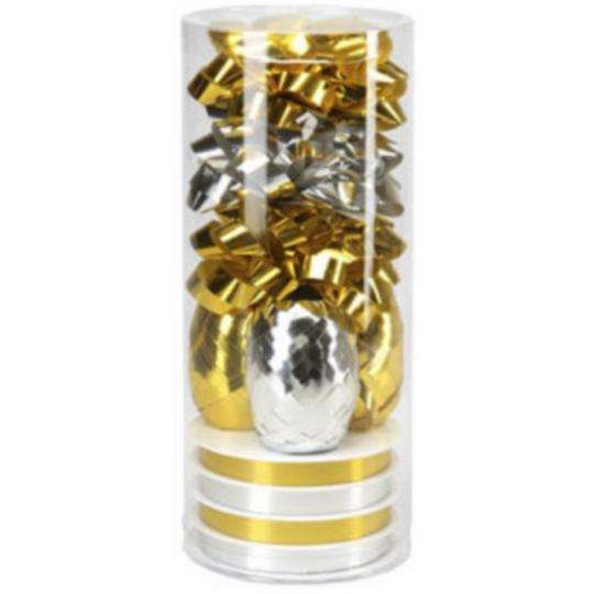 Ditipo Set k balení dárků zlato-stříbrný 2811900
