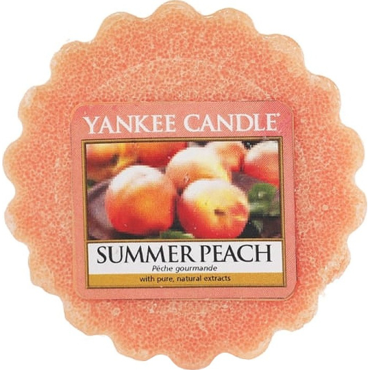Yankee Candle Summer Peach - Letní broskev vonný vosk do aromalampy 22 g