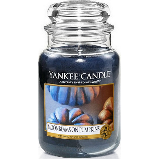 Yankee Candle Moonbeams on Pumpkins - Dýně v měsíčním svitu vonná svíčka Classic velká sklo 623 g
