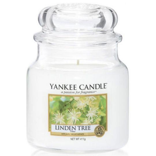Yankee Candle Linden Tree - Lípa vonná svíčka Classic střední sklo 411 g