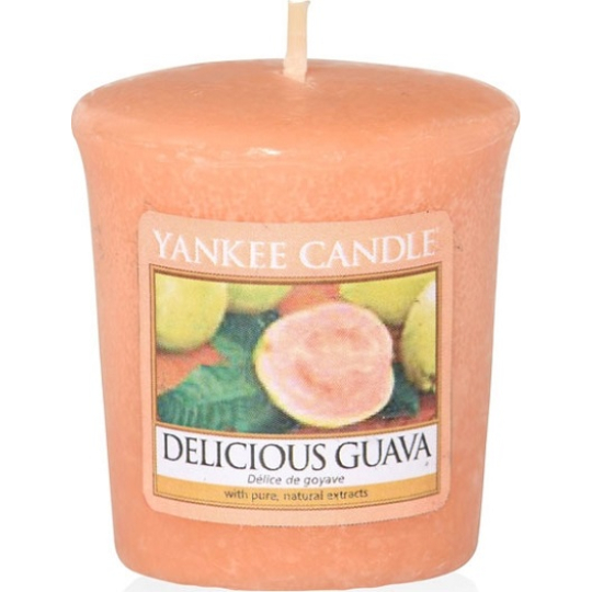 Yankee Candle Delicious Guava - Lahodná kvajáva vonná svíčka votivní 49 g