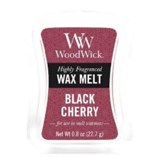 WoodWick Black Cherry - Černá třešeň vonný vosk do aromalampy 22.7 g