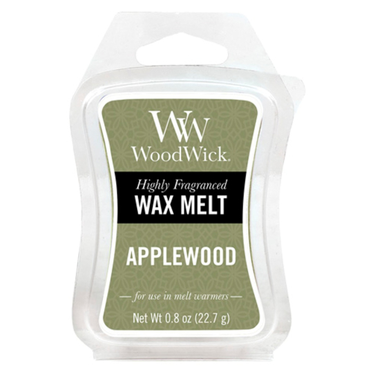 WoodWick Applewood - Jabloňové dřevo vonný vosk do aromalampy 22.7 g