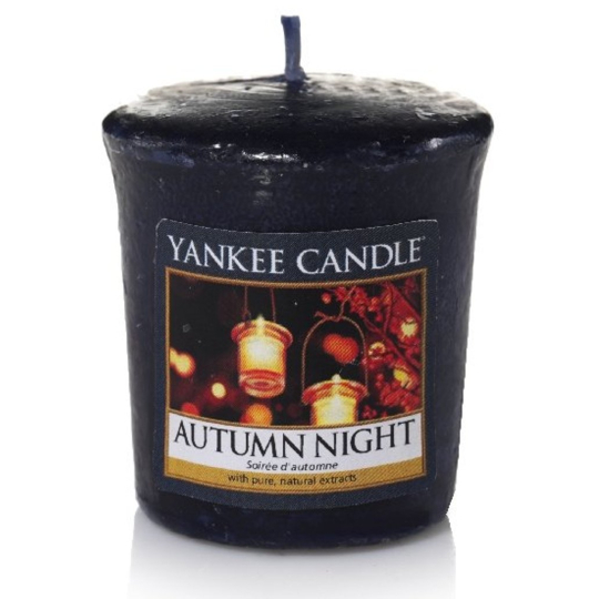 Yankee Candle Autumn Night - Podzimní noc vonná svíčka votivní 49 g