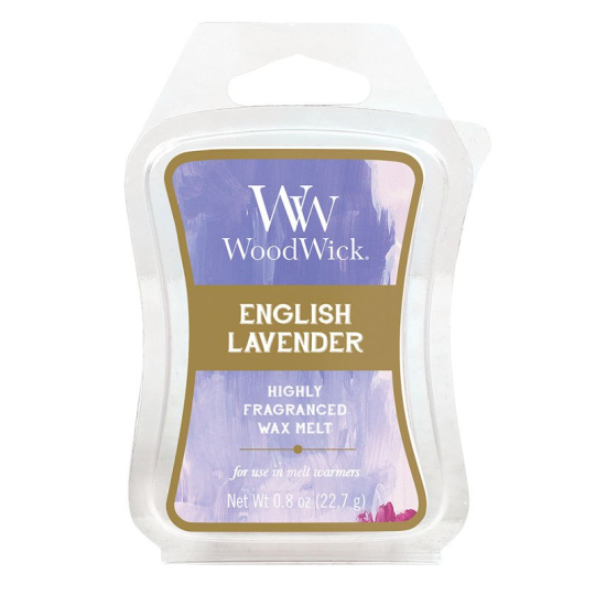 WoodWick English Lavender - Anglická levandule Artisan vonný vosk do aromalampy 22.7 g