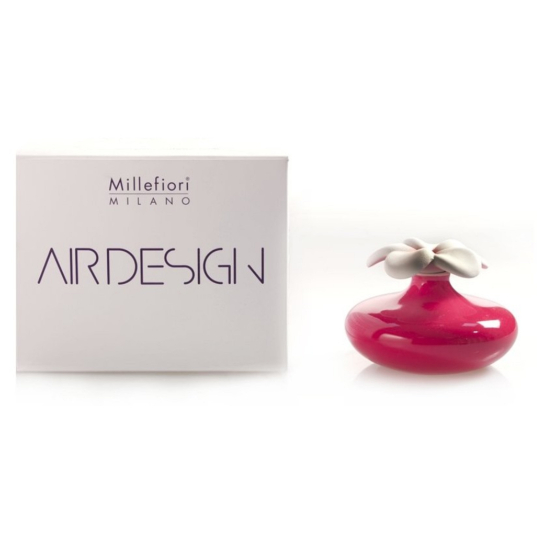 Millefiori Milano Air Design Difuzér květina nádobka pro vzlínání vůně pomocí porézní vrchní části malá červená
