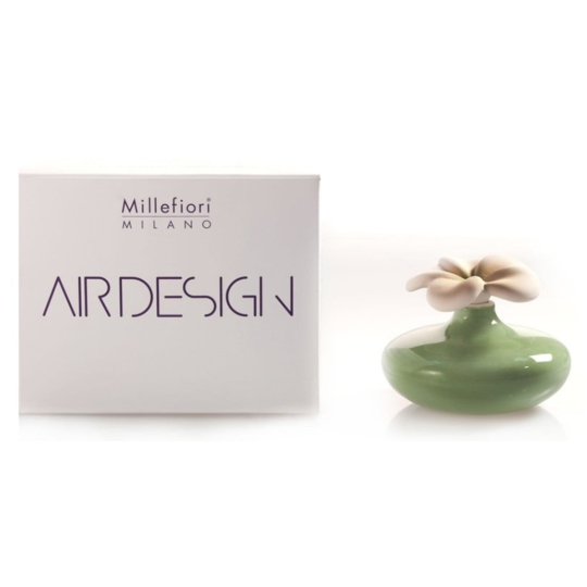 Millefiori Milano Air Design Difuzér květina nádobka pro vzlínání vůně pomocí porézní vrchní části malá zelená