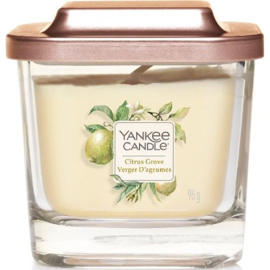 Yankee Candle Citrus Grove - Citrusový háj sojová vonná svíčka Elevation malá sklo 1 knot 96 g