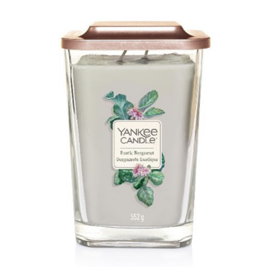 Yankee Candle Exotic Bergamot - Exotický bergamot sojová vonná svíčka Elevation velká sklo 2 knoty 552 g