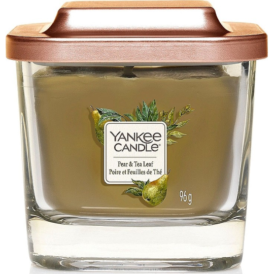 Yankee Candle Pear & Tea Leaf - Hruška a čajové lístky sojová vonná svíčka Elevation malá sklo 1 knot 96 g