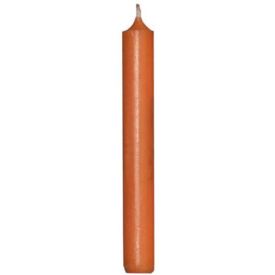 Lima Svíčka kónická stolní oranžová 17 cm 1 kus
