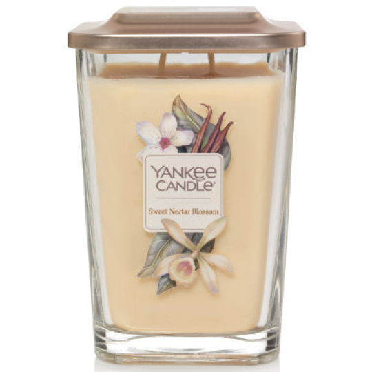 Yankee Candle Sweet Nectar Blossom - Sladký květinový nektar sojová vonná svíčka Elevation velká sklo 2 knoty 552 g