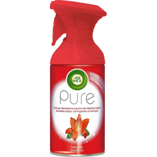 Air Wick Pure Smooth Lily - Jemná lilie osvěžovač vzduchu sprej 250 ml